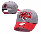 Chiefs Kingdom Gray Peaked Adjustable Hat GS,baseball caps,new era cap wholesale,wholesale hats